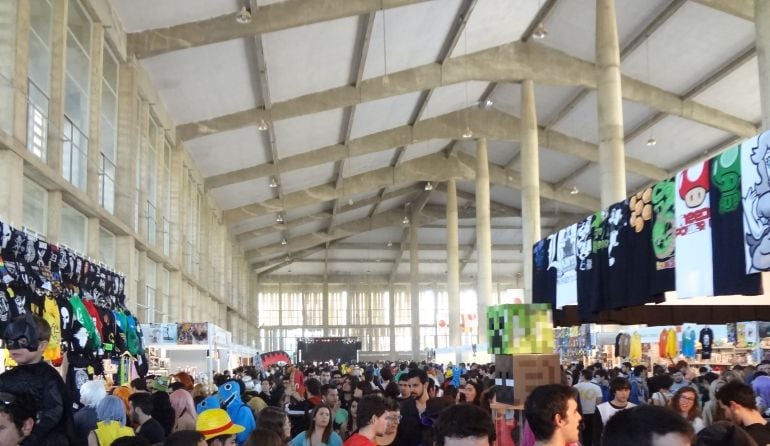 Imagen del interior de Ifeca durante el Salón Manga