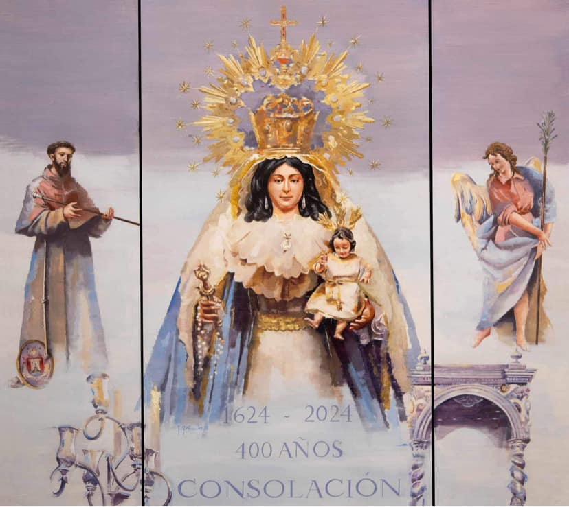 Cartel de José Miguel Morales para el 400 aniversario del Patronazgo de la Virgen de Consolación de Osuna