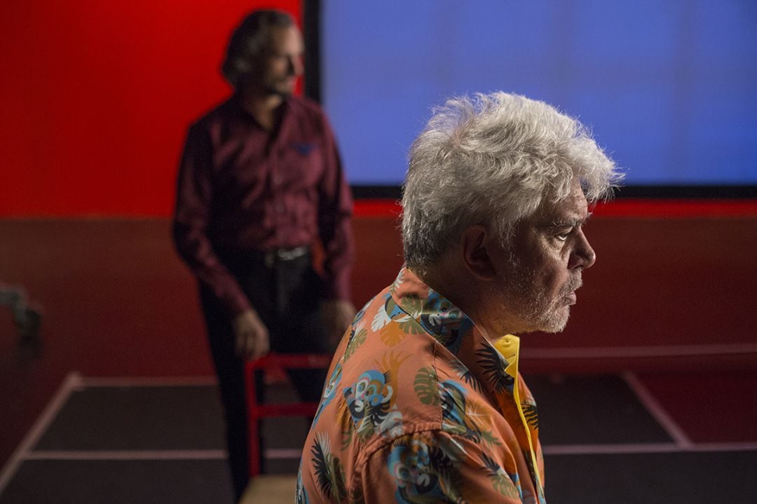 Pedro Almodóvar, durante el rodaje de &#039;Dolor y Gloria&#039;