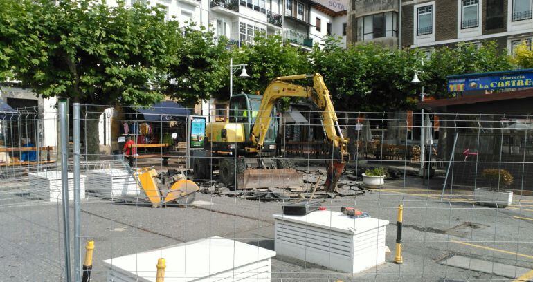 Obras en La Plazuela.