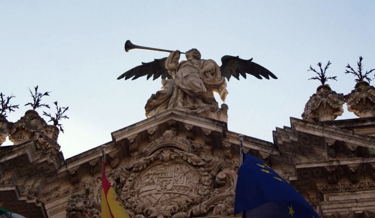 Puerta de la Fama en el Rectorado de la Universidad de Sevilla