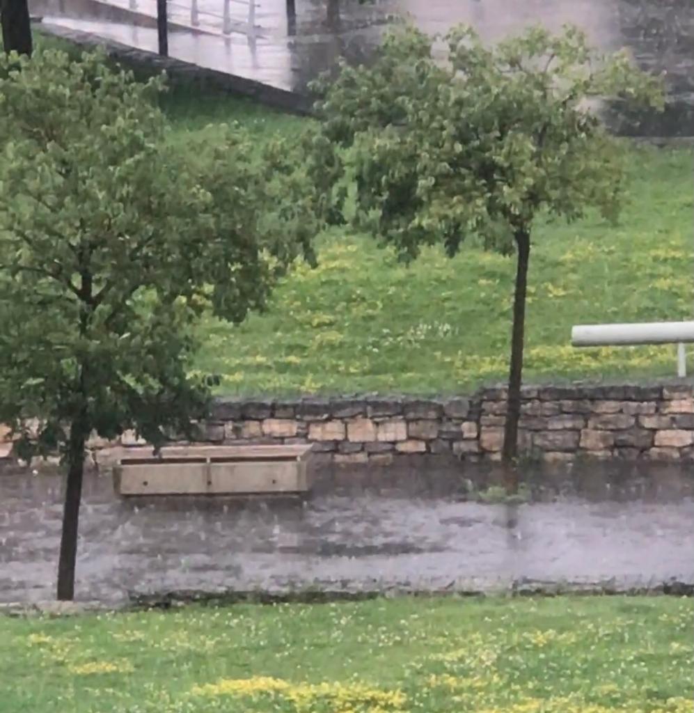 Lluvia en Huesca este domingo