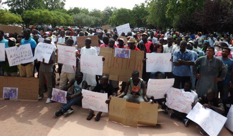 Moment final de la manifestació.