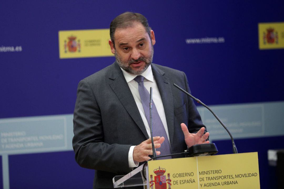 El ministro de Transportes, Movilidad y Agenda Urbana, José Luis Ábalos, ofrece este jueves una rueda de prensa para presentar la Estrategia de Movilidad, Segura, Sostenible y Conectada 2030. 