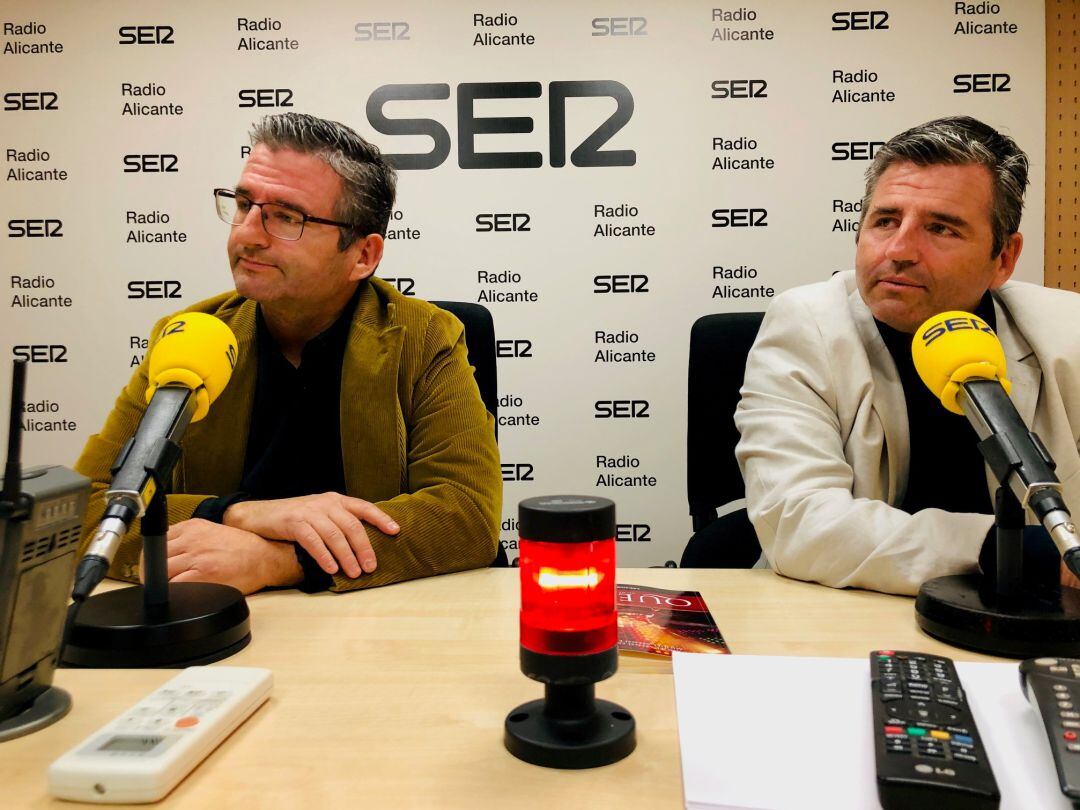 Los hermanos Asensi durante la entrevista.