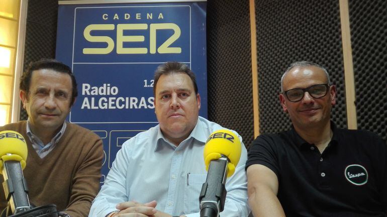Juan Luís M. Retamino, Eloy Soler y Javier Hernández San Salvador en la Tertulia de Ciudadanos.