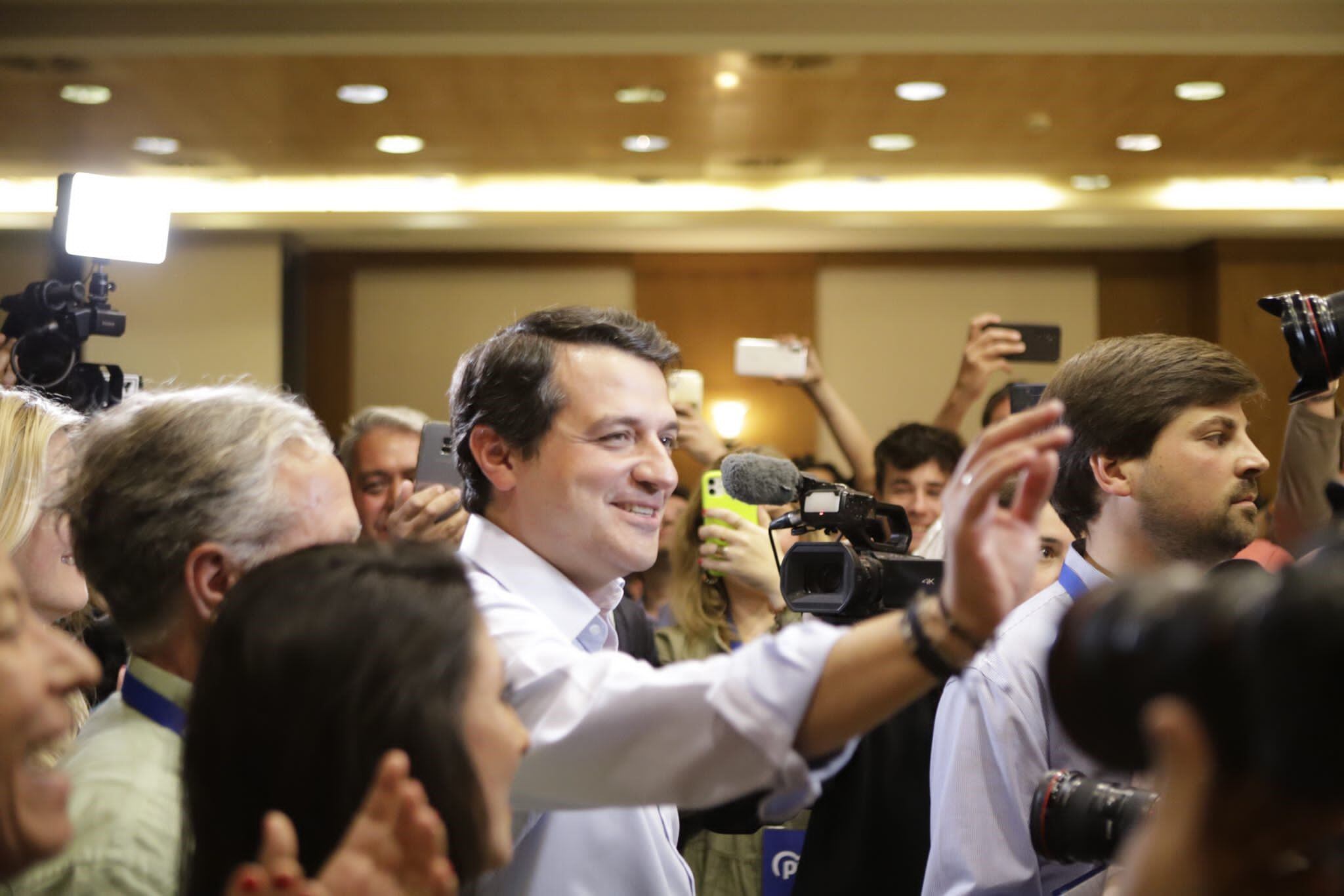 Jose María Bellido, tras ganar las elecciones