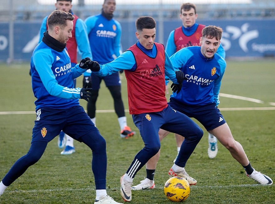 Sergio Bermejo, en un entrenamiento en la Ciudad Deportiva