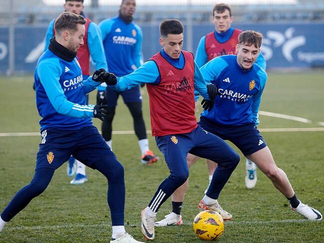 Sergio Bermejo, en un entrenamiento en la Ciudad Deportiva