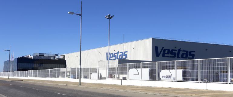 Planta de Vestas ubicada en el Polígono Industrial de Villadangos del Páramo (León)