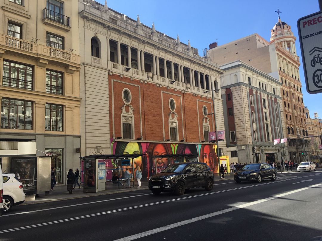 Aspecto actual de la fachada del Palacio de la Música.