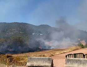 Incendio en el entorno de El Patriarca en Córdoba