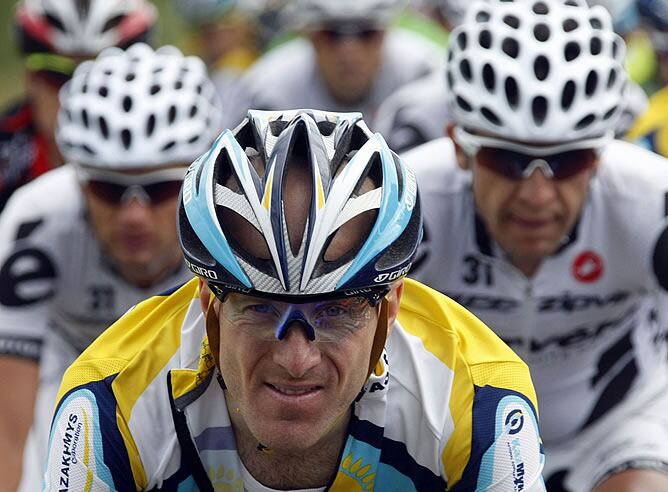 El ciclista estadounidense Levi Leipheimer (Astana)