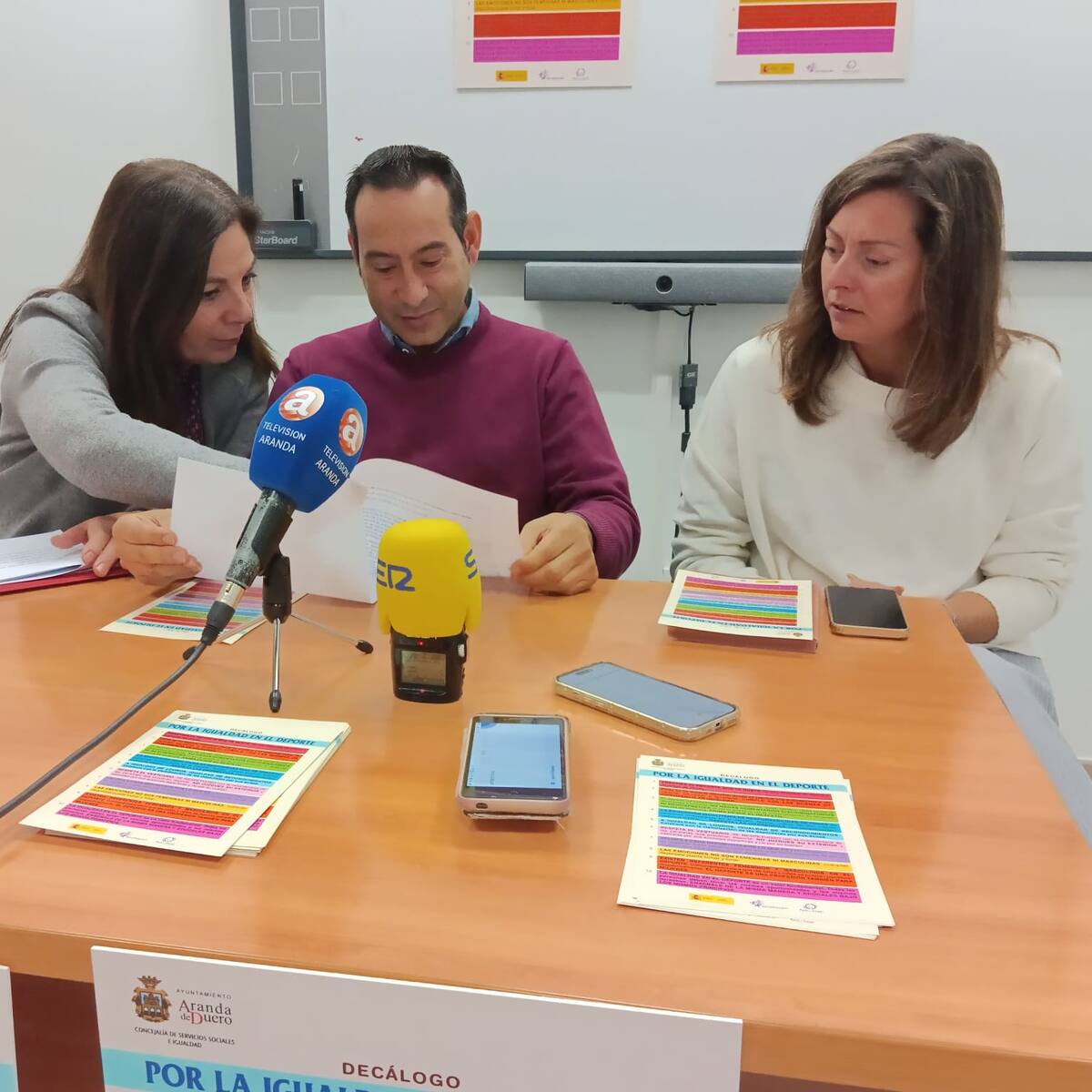 El Ayuntamiento de Aranda presenta su decálogo para la igualdad en el deporte