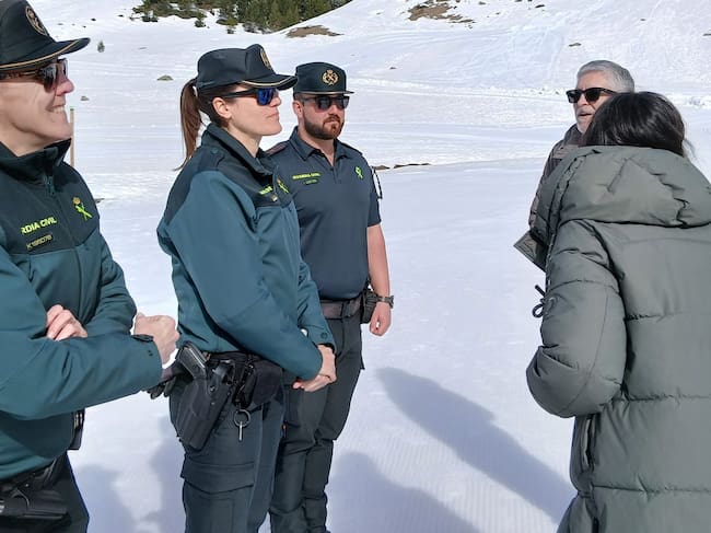 Fernando Grande-Marlaska en los Llanos del Hospital en Benasque