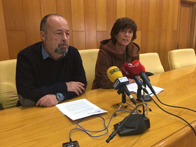 Espuig y Calpena en rueda de prensa