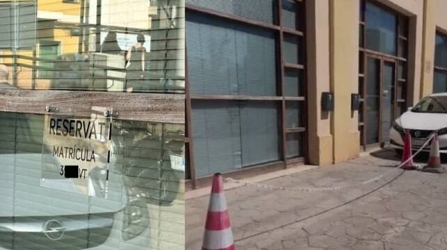 Imagen de archivo del aparcamiento exclusivo de Marta Vidal en la Dirección General de Transportes