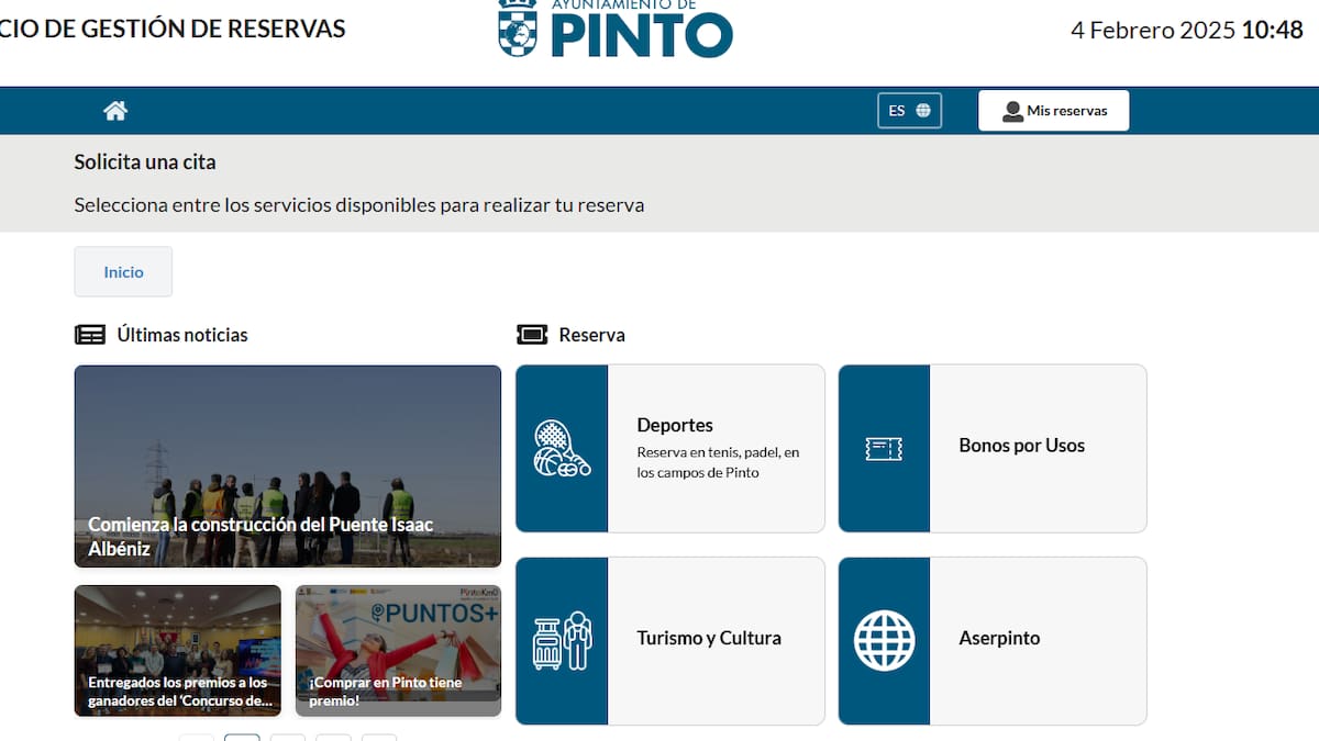 Víctor Alonso, concejal de Turismo de Pinto, habla sobre la plataforma de reserva de entradas para actividades municipales.