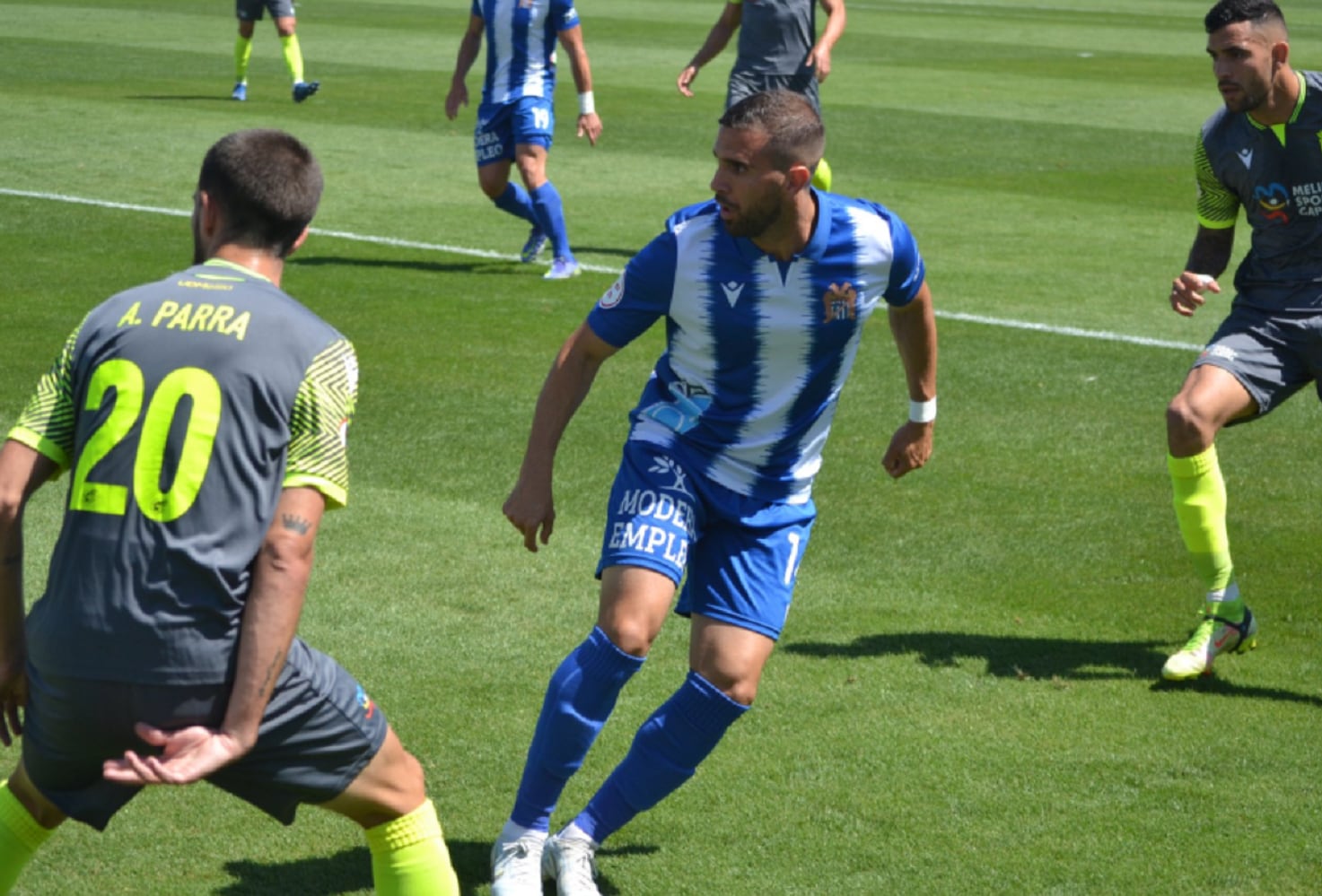 Foto del último partido del Águilas FC ante la UD Melilla