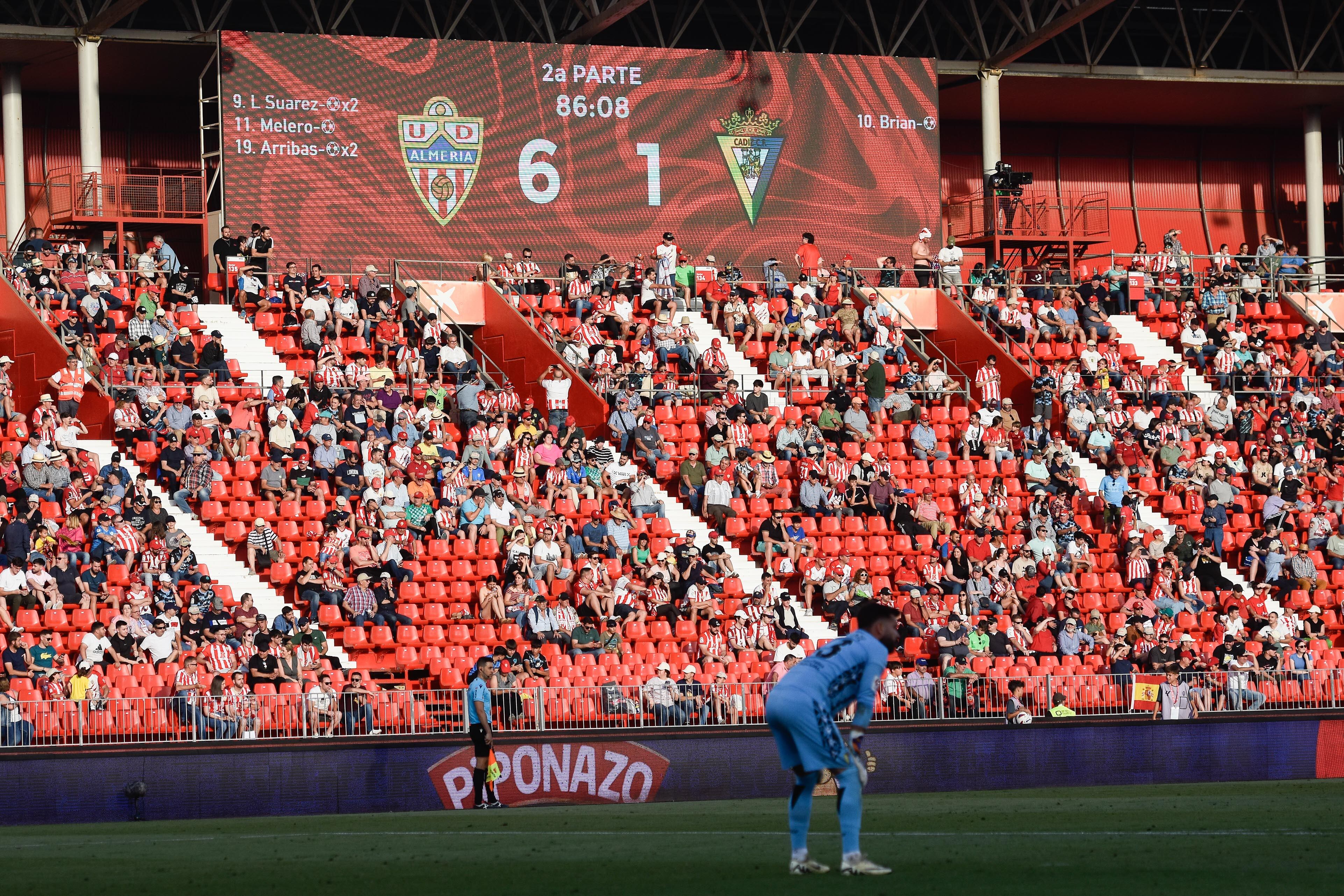 La pasada temporada solo se ganó un partido en casa (6-1) al Cádiz.
