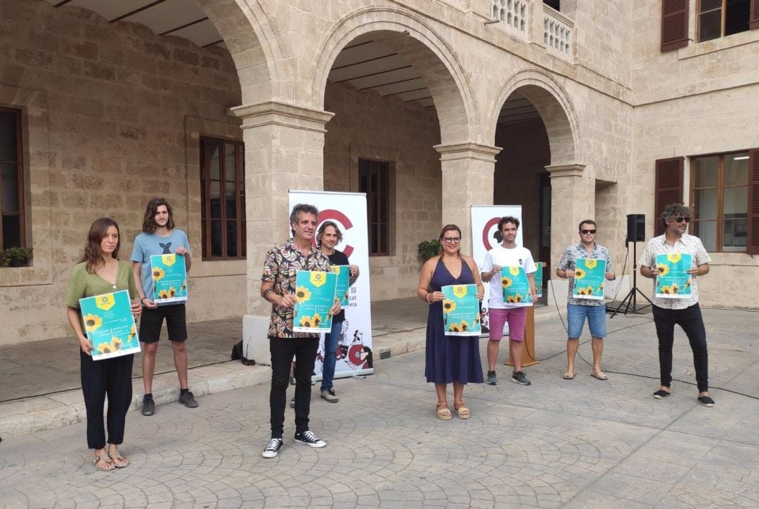 La vicepresidenta y consellera insular de Cultura y Política Lingüística del Consell de Mallorca, Bel Busquets, durante la presentación del festival Gira-Illa Fest.