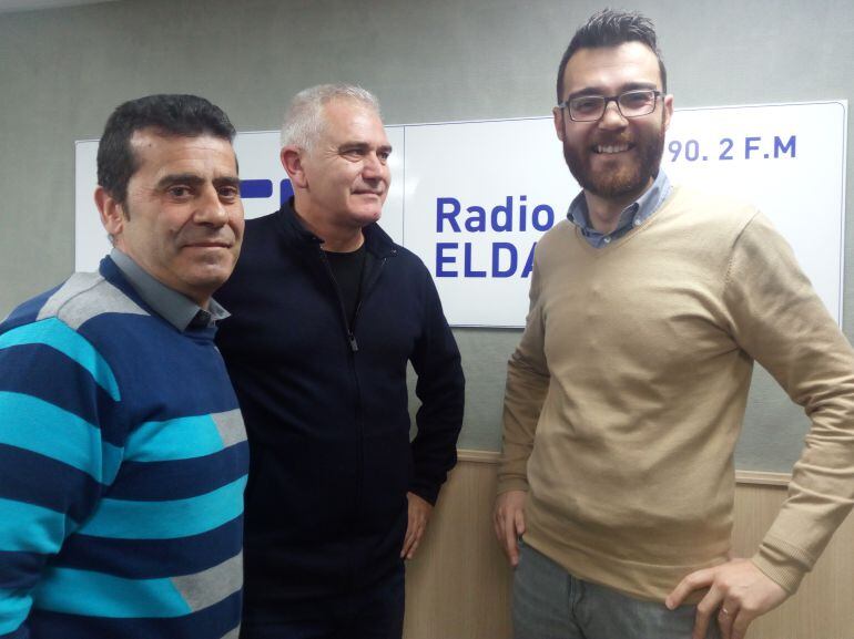 Sánchez, Mira y Martínez en Radio Elda Cadena SER