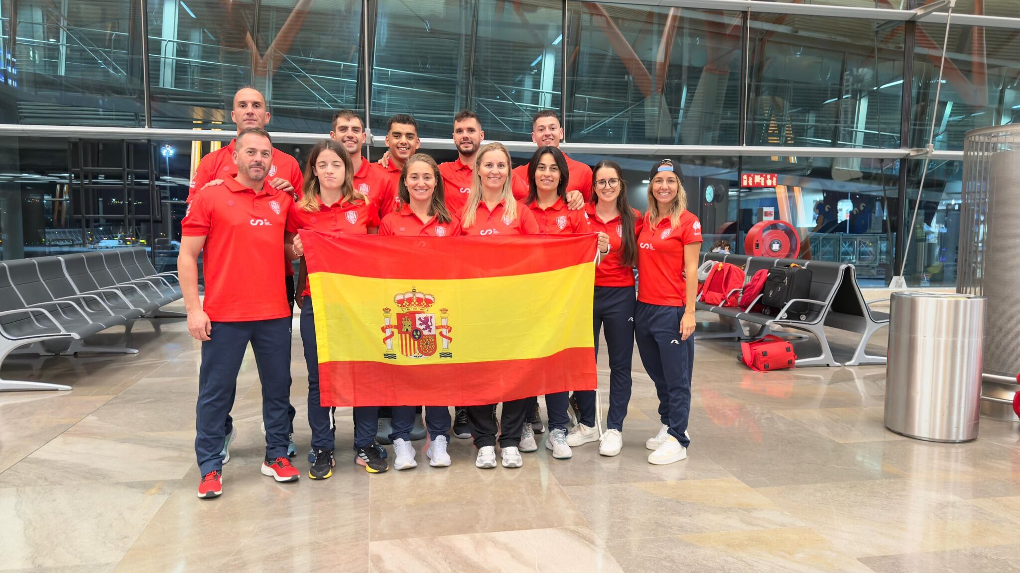 La selección española, a darlo todo