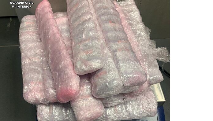 Droga incautada por la Guardia Civil