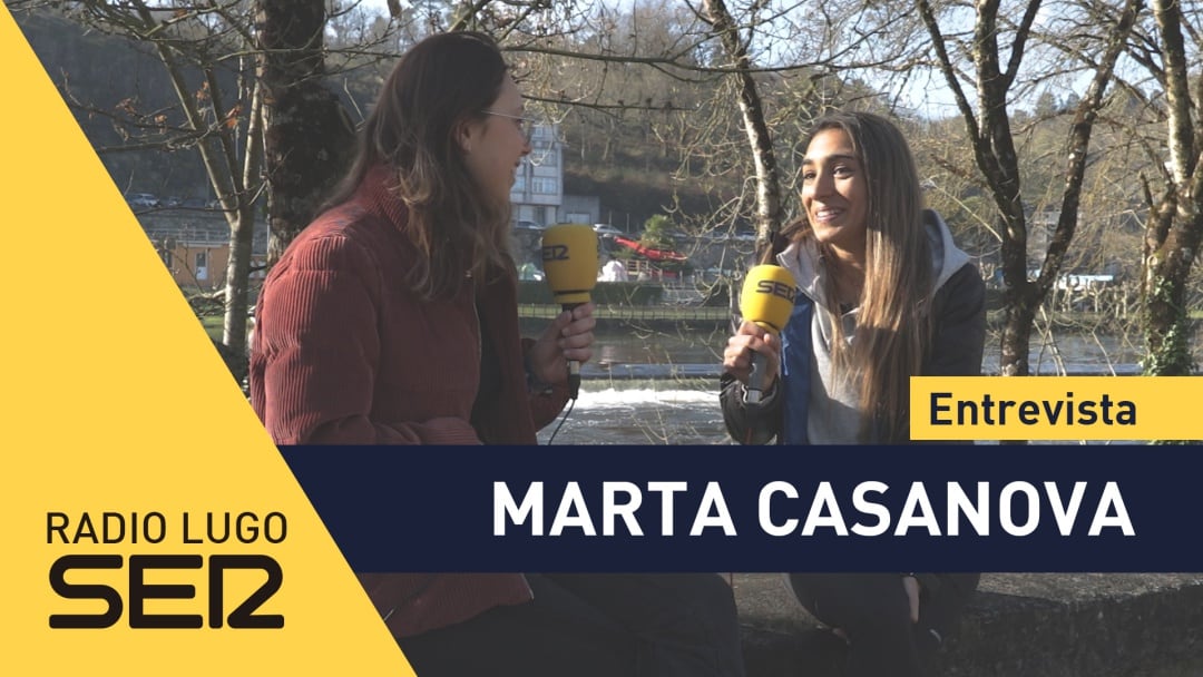 Sara Meijide y Marta Casanova en un fotograma de la entrevista