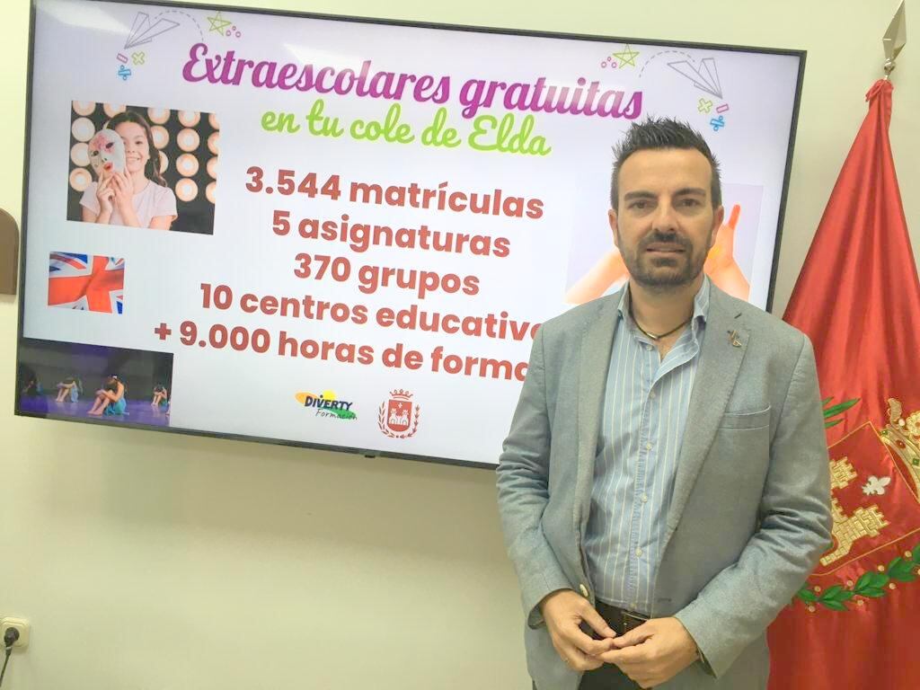 Fernando Gómez, edil de Educación de Elda