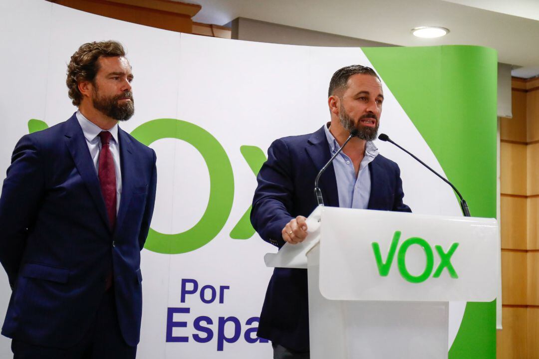 Iván Espìnosa de los Monteros y Santiago Abascal