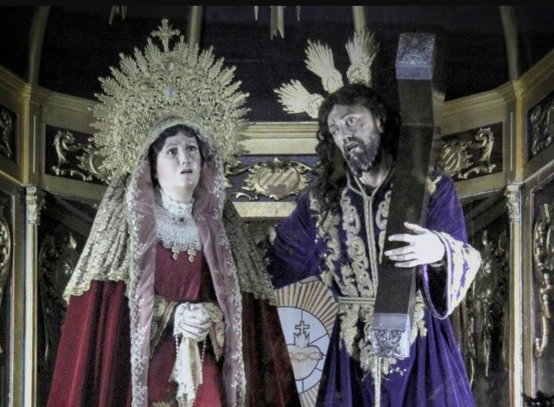 Jesús de los Afligidos y María Santísima de los Desconsuelos. Foto Cofradía de los Afligidos.