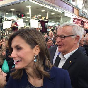 Letizia en el Mercado Central