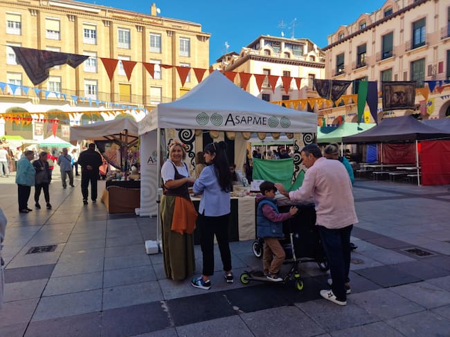 Caseta de Asapme, entidad que busca visibilizar la enfermedad mental