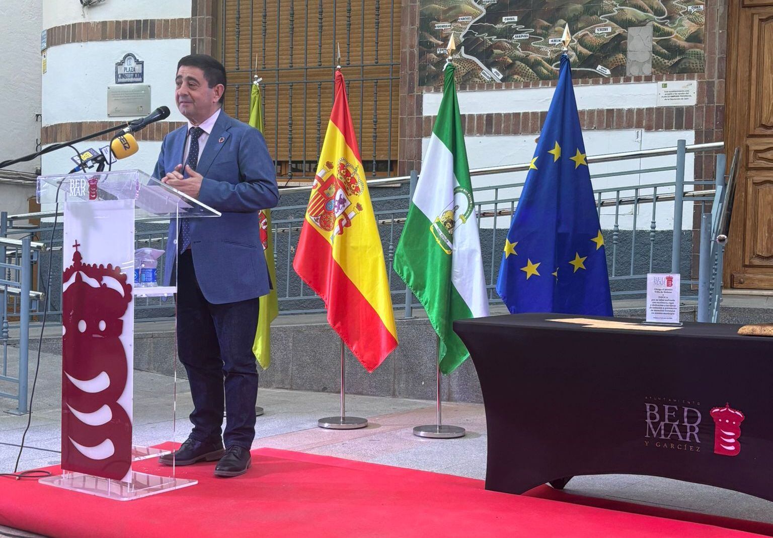 Intervención del presidente de la Diputación Provincial, Francisco Reyes, en la entrega de los III premios Villa de Bedmar