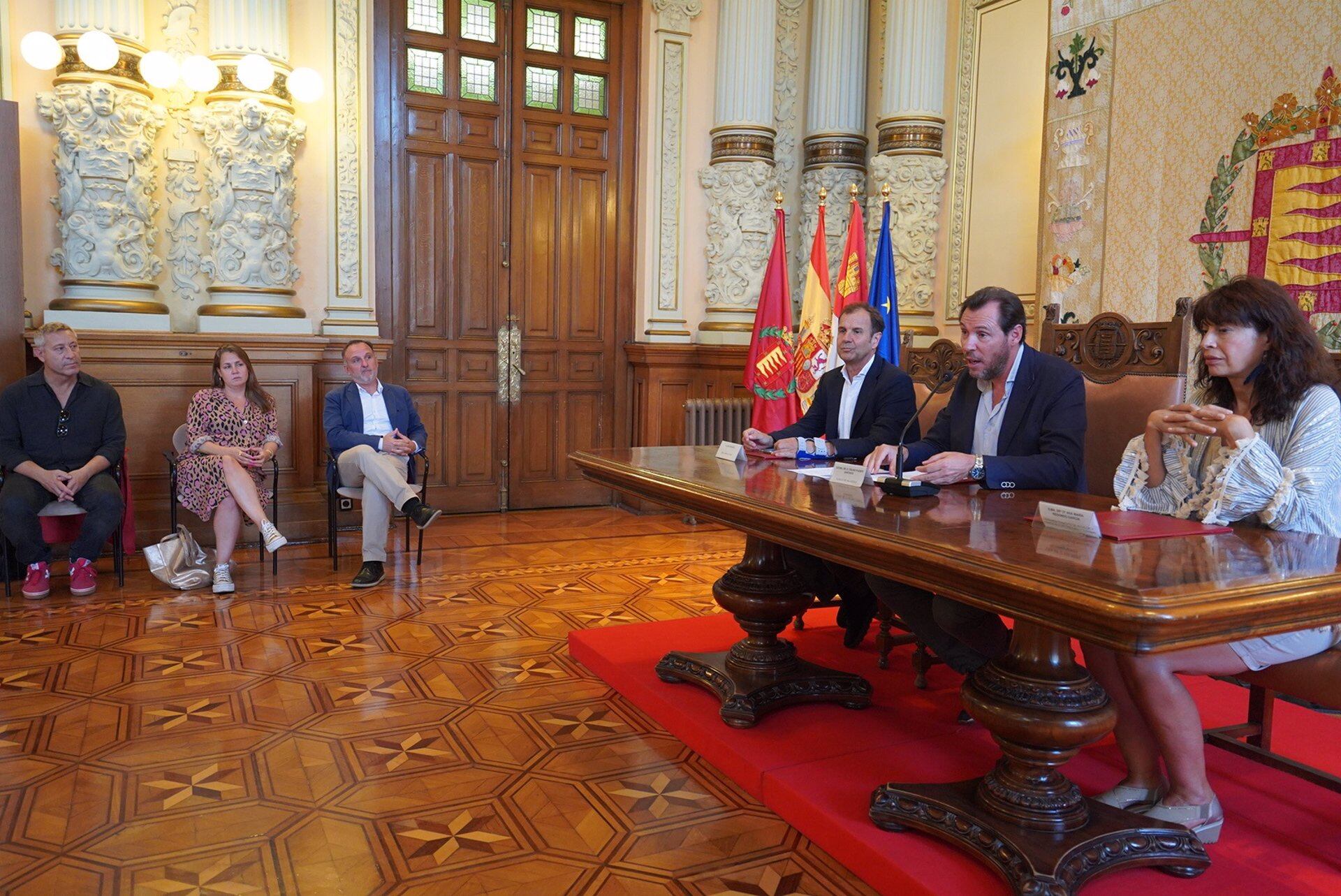 Presentación del rodaje de &#039;Memento Mori&#039; en el Ayuntamiento de Valladolid