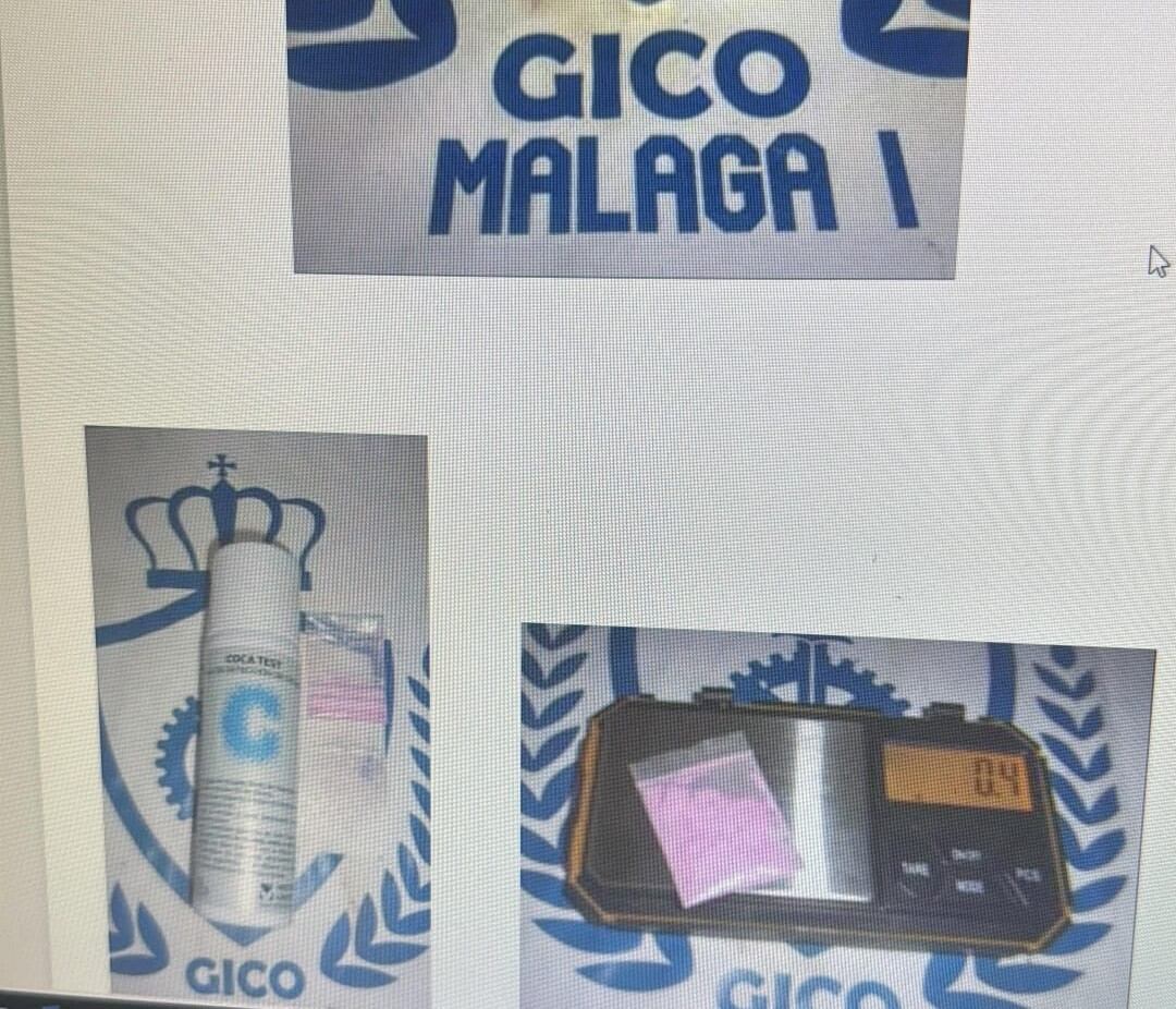 Material intervenido en la cárcel de Alhaurín de la Torre