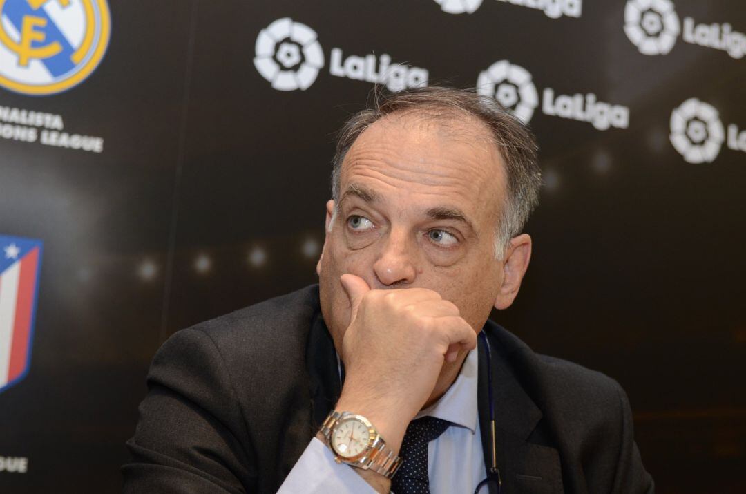 Javier Tebas, presidente de LaLiga.