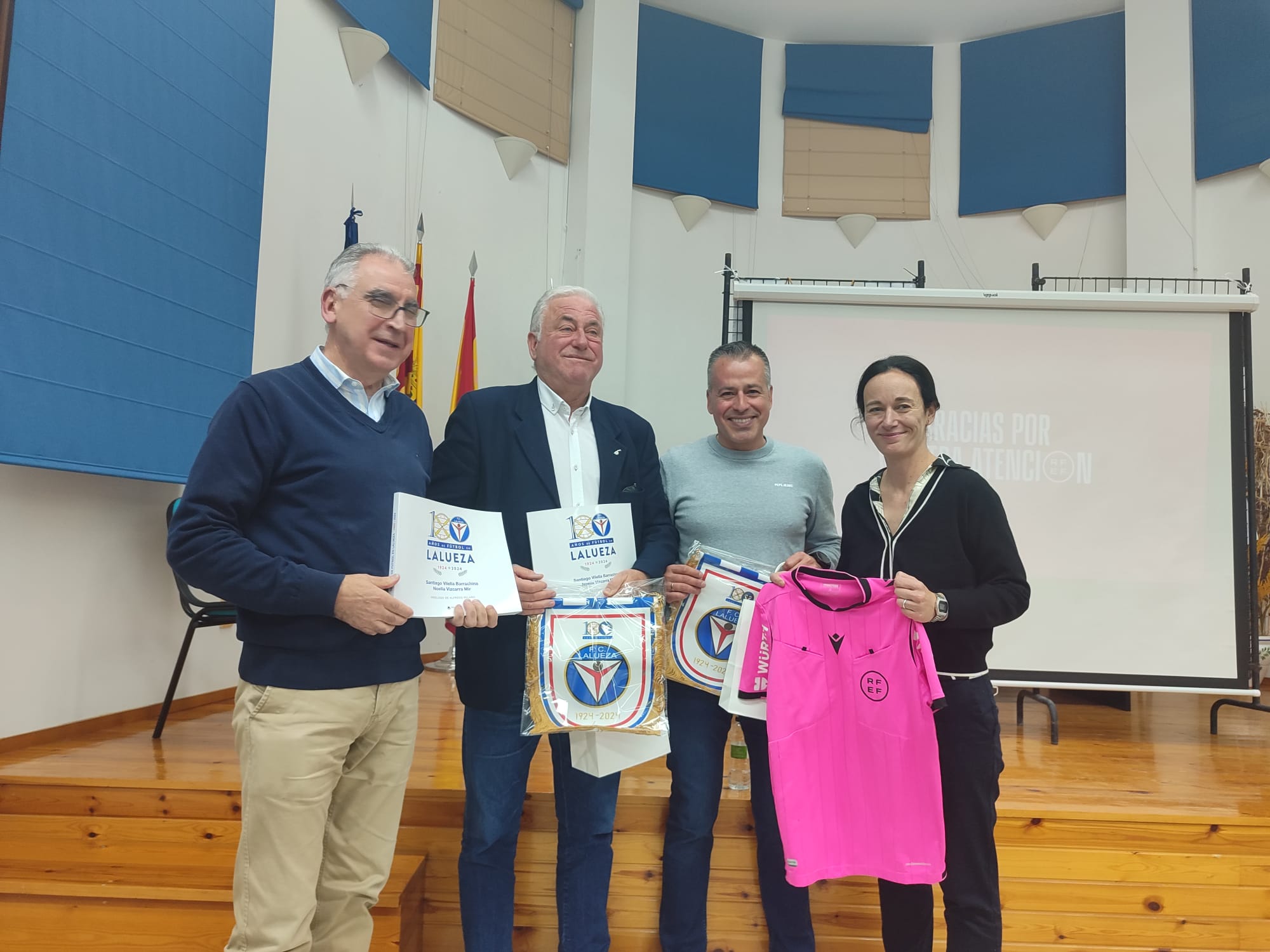 José Ignacio Bueno Grimal y Jorge Bueno Mateo hablaron sobre el arbitraje en Lalueza