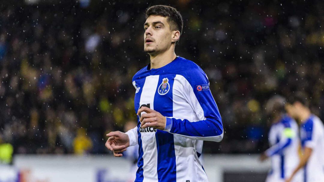 Diogo Leite, durante un partido con el Porto. 