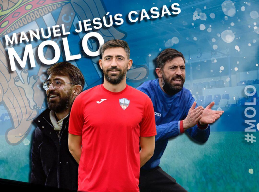 Molo en el cartel del Águilas FC