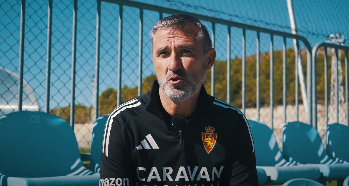 Emilio Larraz entrena ya al Real Zaragoza