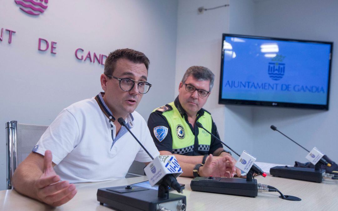 Presentación del Día Europeo sin Coches en Gandia.