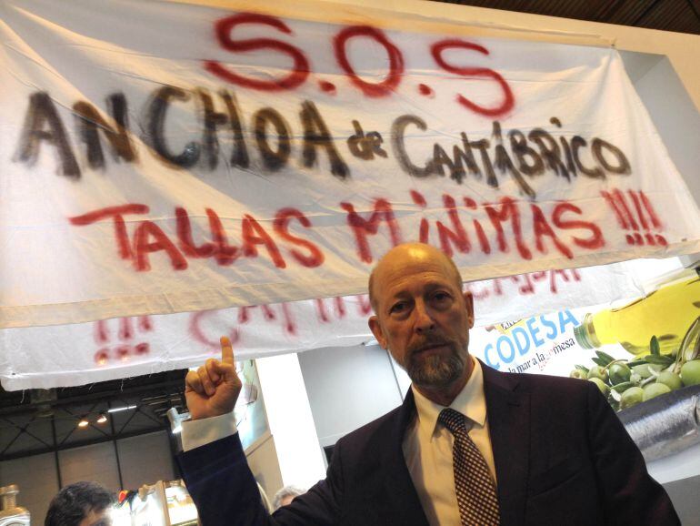 José Luis Ortiz San Sebastián, director general de Conservas Codesa, en el Salón de Gourmets 2015.