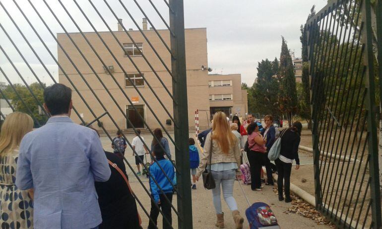 El primer día de colegio en el Puerta Sancho de Zaragoza