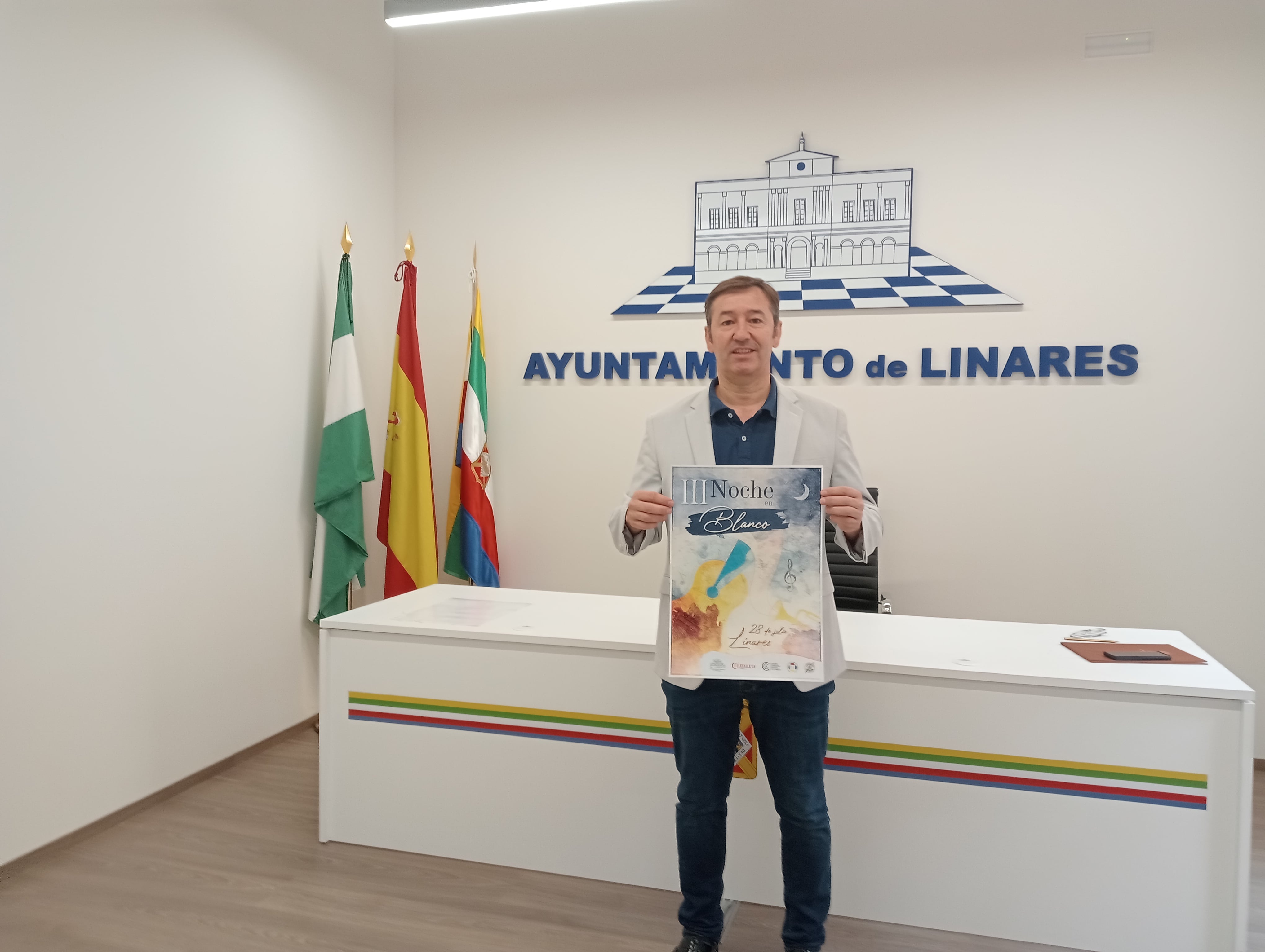 Miguel Ángel Rentero, concejal de Comercio en el Ayuntamiento de Linares.