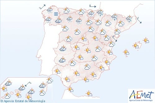 El tiempo mejora en toda la península y suben las temperaturas