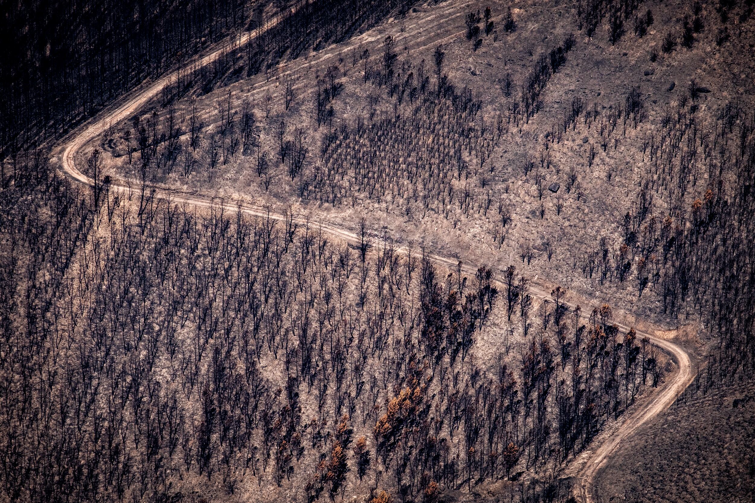 El incendio de Larouco, parroquia de Seadur, fue el mayor fuego de la historia de Galicia desde que hay registros.