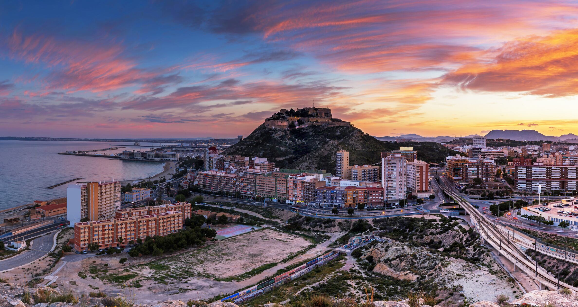 Alicante, vista aérea de Sangueta