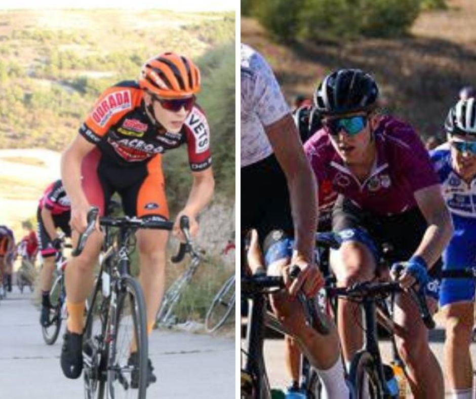 El belga Van de Paar (Acrog) y el estadounidense Scuriatti (Hot Tubes) ganadores de la Vuelta a la Ribera